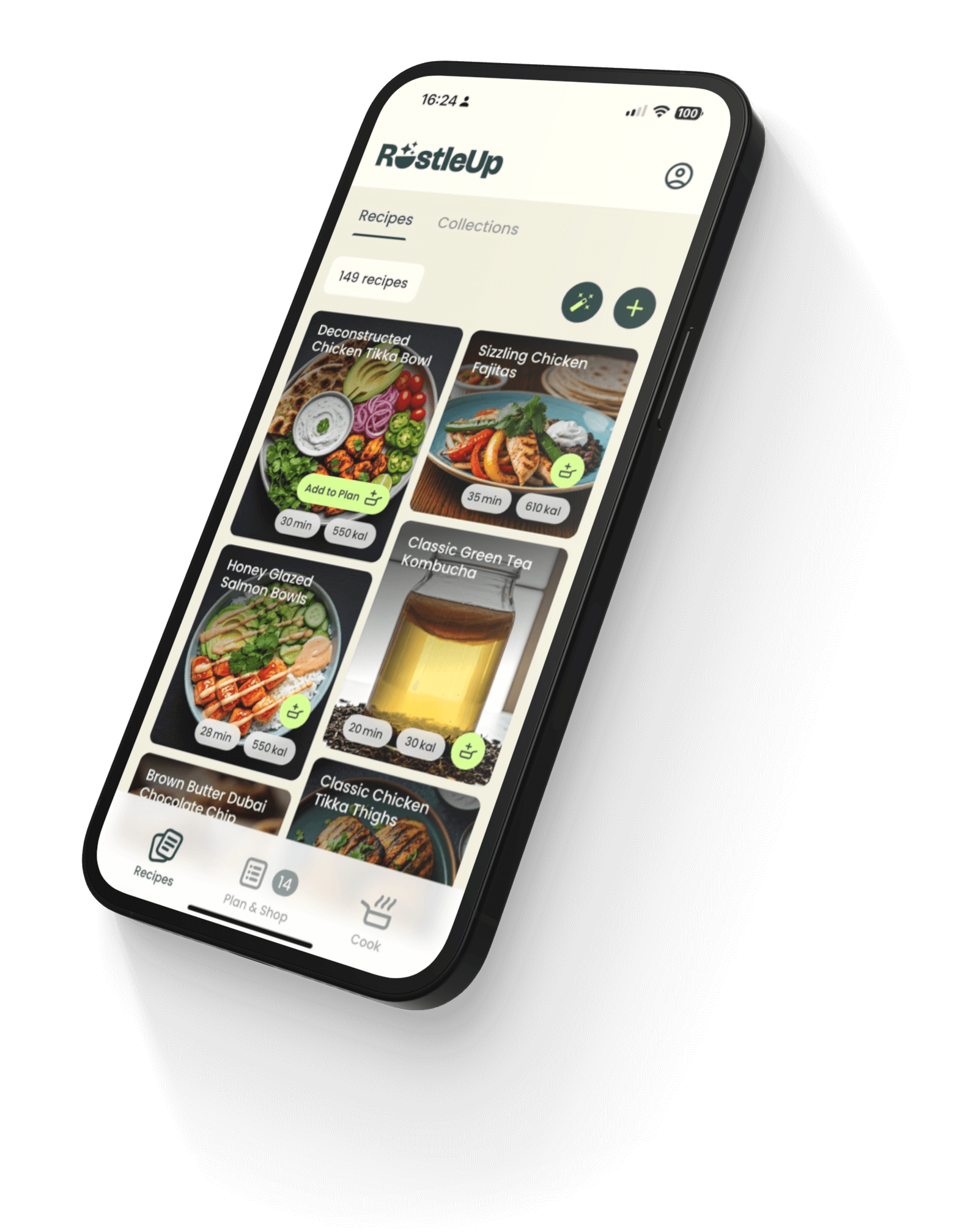 RustleUp App on iPhone